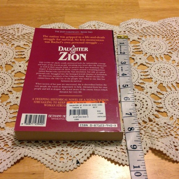 3 for $10 book sale! Vintage Historical Fiction - A Daughter of Zion - Picture 2 of 8
